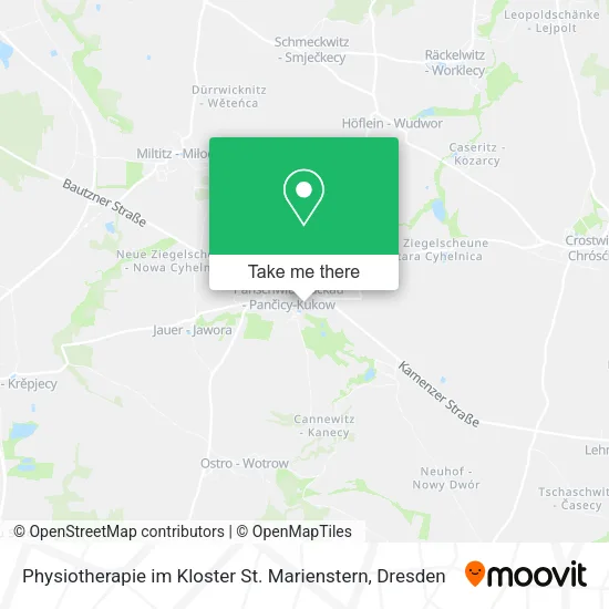 Карта Physiotherapie im Kloster St. Marienstern