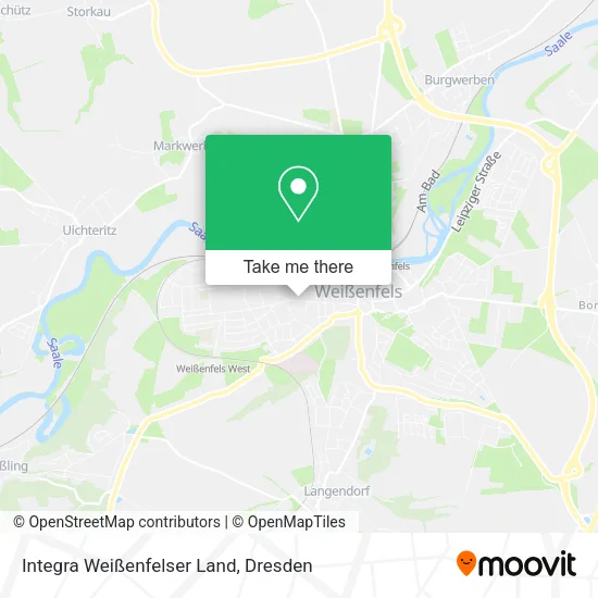 Карта Integra Weißenfelser Land