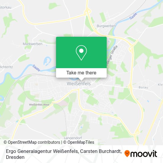 Карта Ergo Generalagentur Weißenfels, Carsten Burchardt