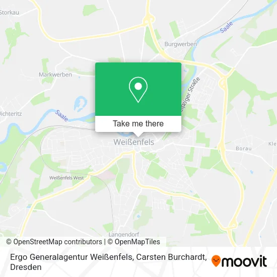 Карта Ergo Generalagentur Weißenfels, Carsten Burchardt
