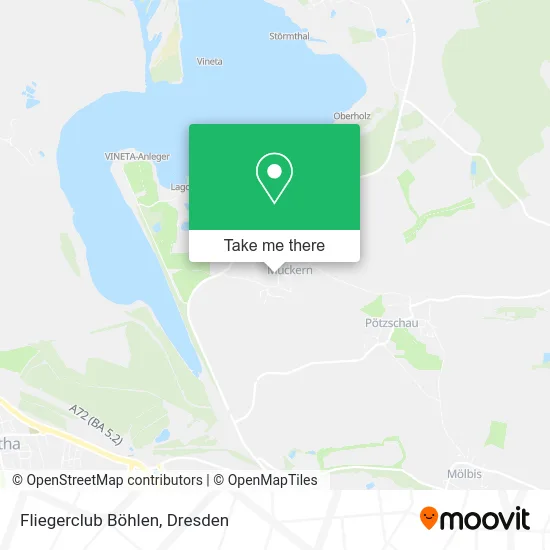 Карта Fliegerclub Böhlen