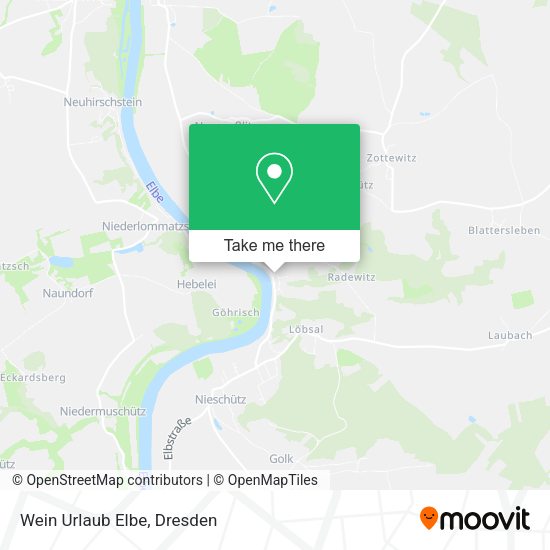Карта Wein Urlaub Elbe