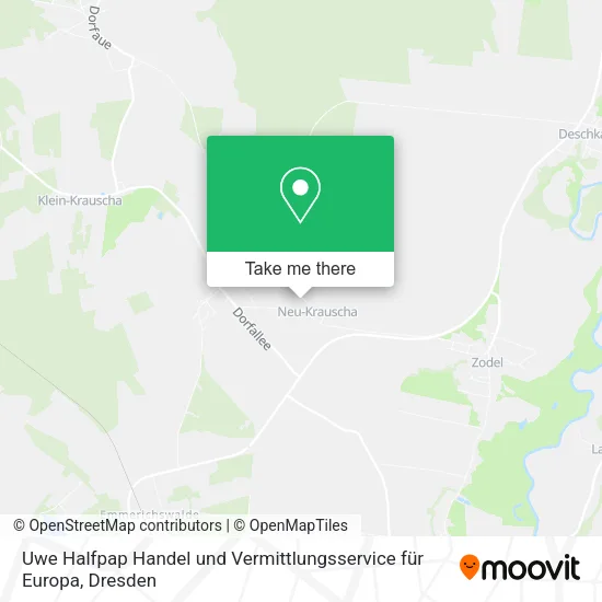 Карта Uwe Halfpap Handel und Vermittlungsservice für Europa