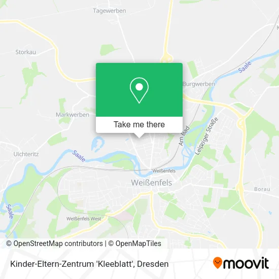 Карта Kinder-Eltern-Zentrum 'Kleeblatt'