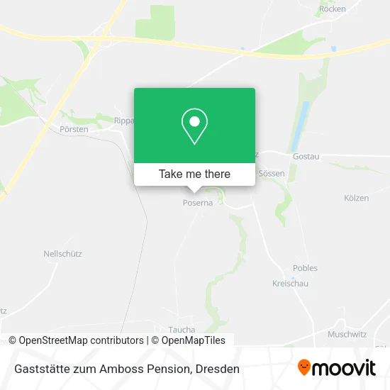 Карта Gaststätte zum Amboss Pension
