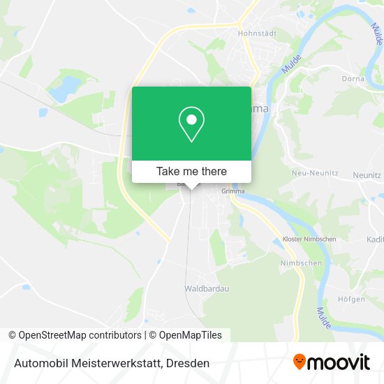 Карта Automobil Meisterwerkstatt