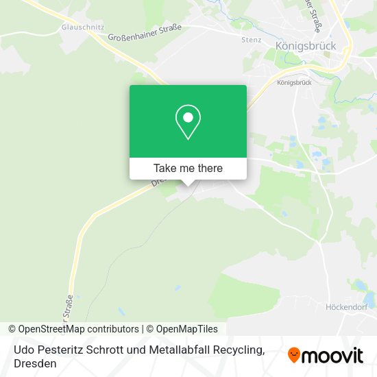 Карта Udo Pesteritz Schrott und Metallabfall Recycling