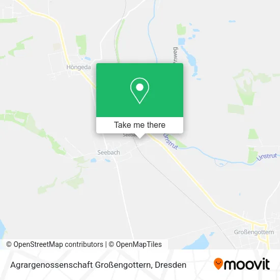 Карта Agrargenossenschaft Großengottern