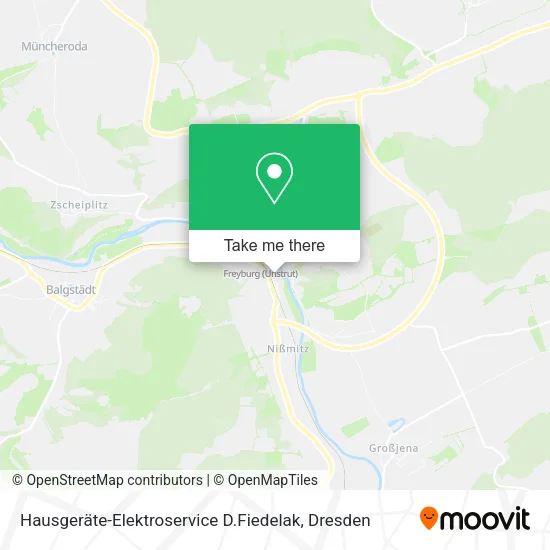 Карта Hausgeräte-Elektroservice D.Fiedelak