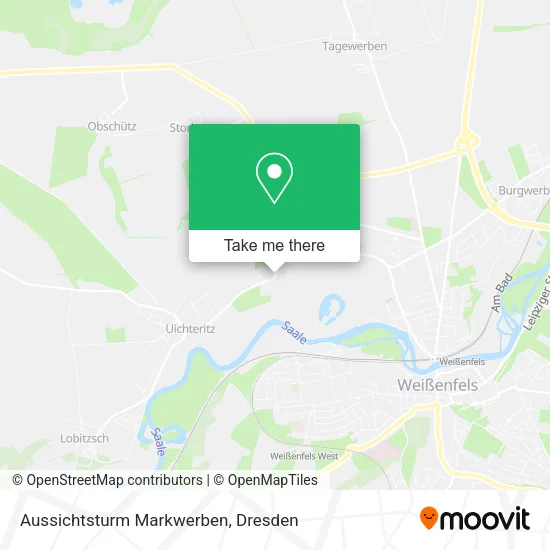 Карта Aussichtsturm Markwerben