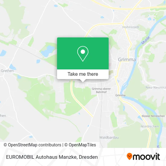Карта EUROMOBIL Autohaus Manzke