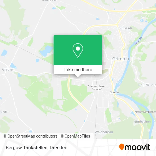 Карта Bergow Tankstellen