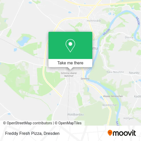 Карта Freddy Fresh Pizza
