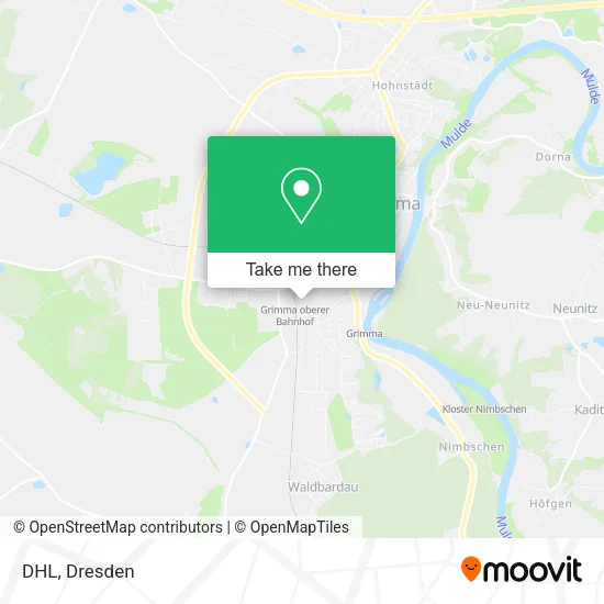 Карта DHL