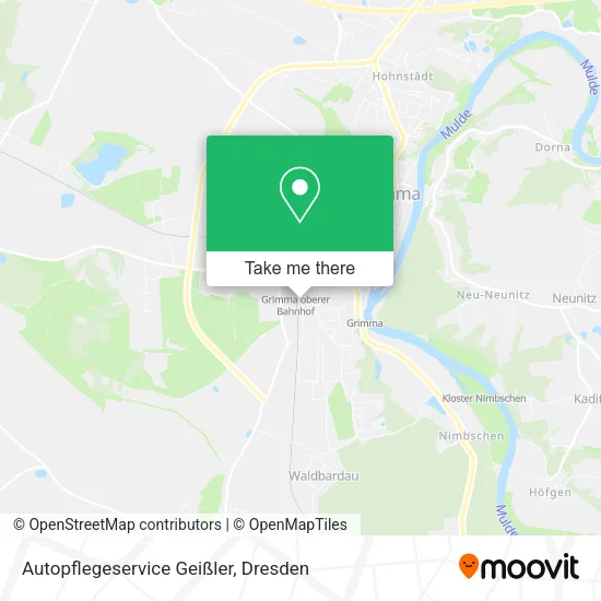 Карта Autopflegeservice Geißler