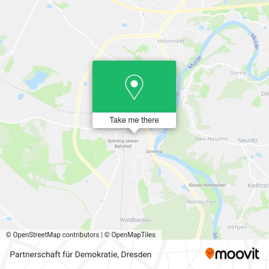 Карта Partnerschaft für Demokratie
