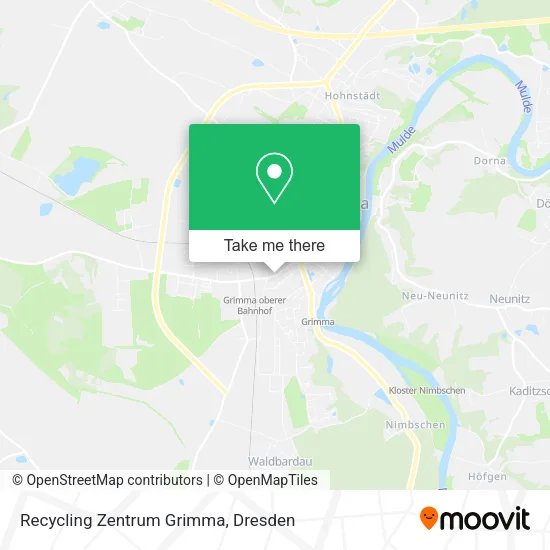 Карта Recycling Zentrum Grimma
