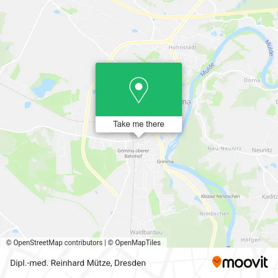 Карта Dipl.-med. Reinhard Mütze