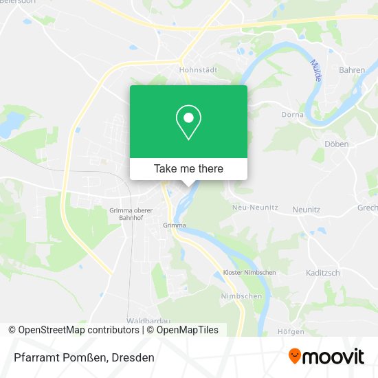 Карта Pfarramt Pomßen