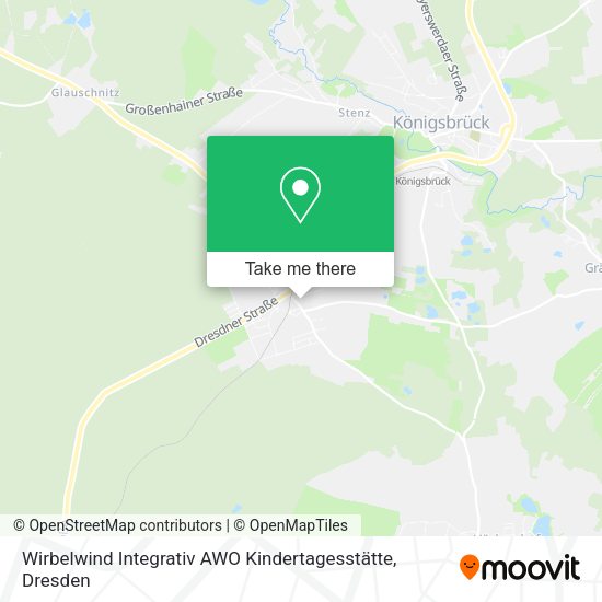 Карта Wirbelwind Integrativ AWO Kindertagesstätte
