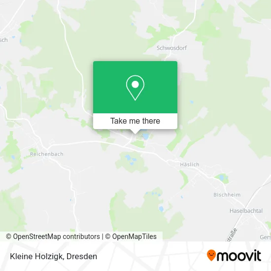 Kleine Holzigk map