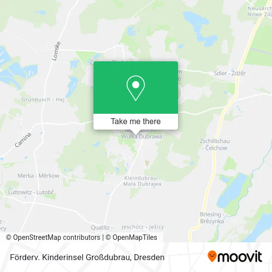 Карта Förderv. Kinderinsel Großdubrau