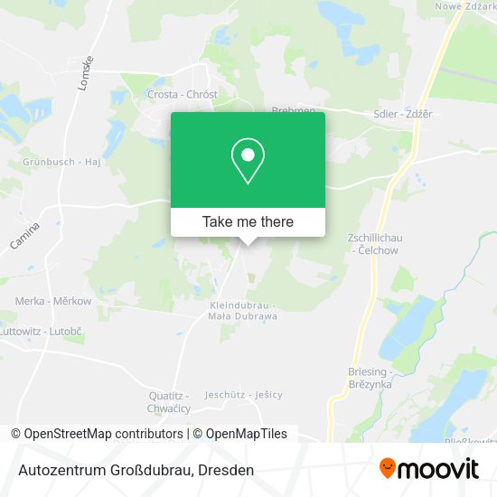 Карта Autozentrum Großdubrau