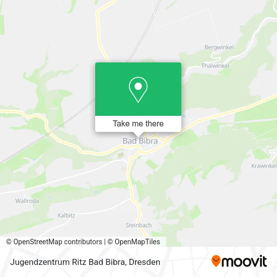Карта Jugendzentrum Ritz Bad Bibra
