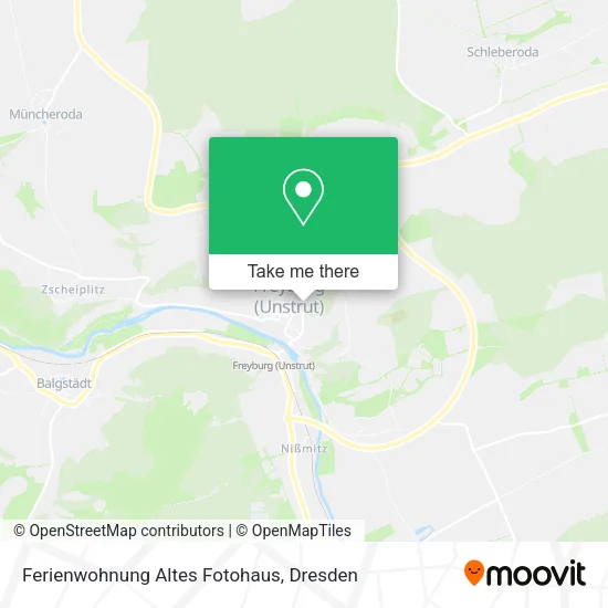 Карта Ferienwohnung Altes Fotohaus