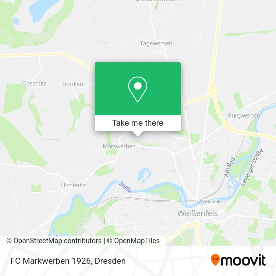 Карта FC Markwerben 1926