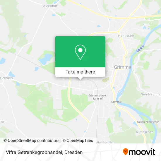 Карта Vifra Getrankegrobhandel