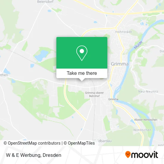 Карта W & E Werbung