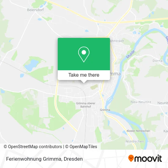 Карта Ferienwohnung Grimma