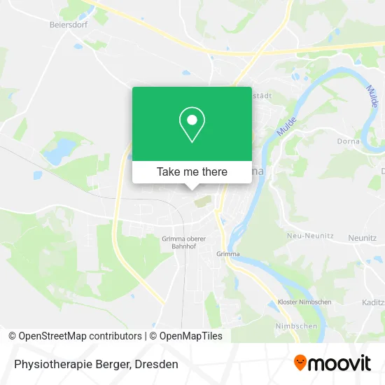 Карта Physiotherapie Berger