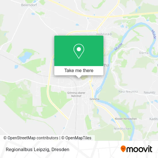Карта Regionalbus Leipzig