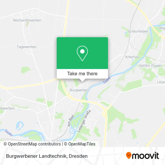 Карта Burgwerbener Landtechnik