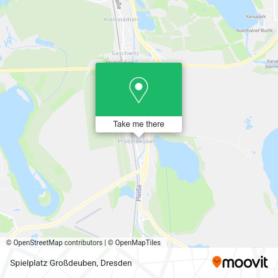 Карта Spielplatz Großdeuben
