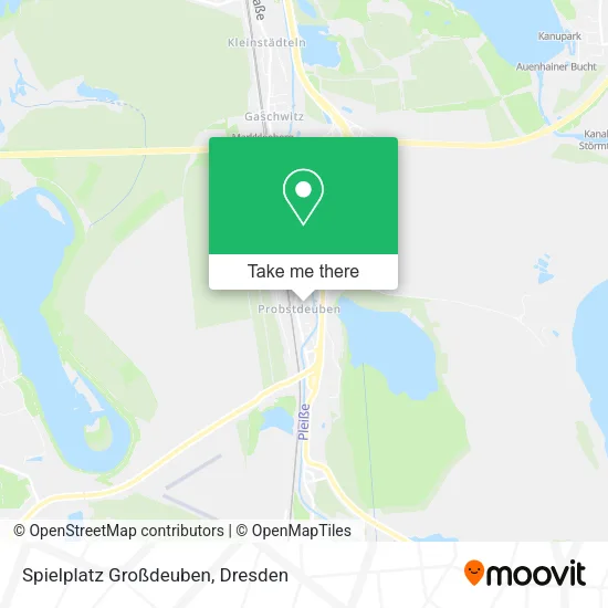 Карта Spielplatz Großdeuben