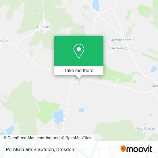 Карта Pomßen am Brauteich