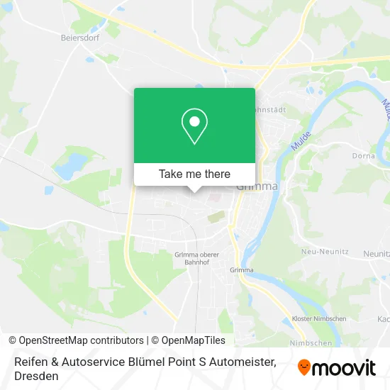 Карта Reifen & Autoservice Blümel Point S Automeister
