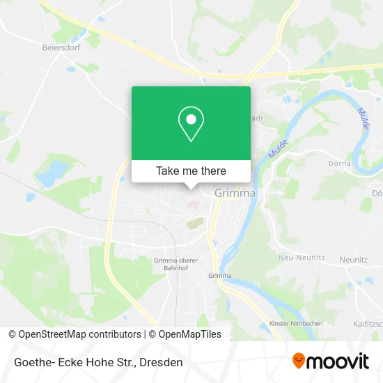 Карта Goethe- Ecke Hohe Str.