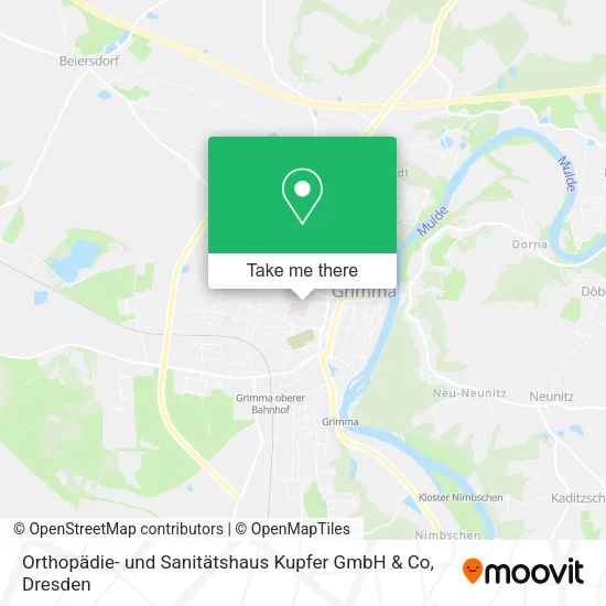 Карта Orthopädie- und Sanitätshaus Kupfer GmbH & Co