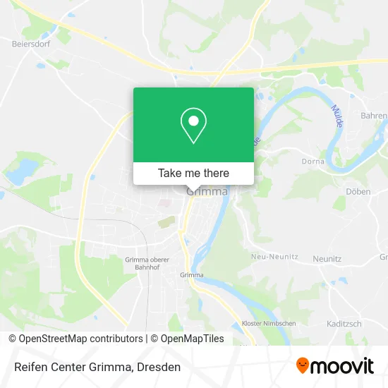 Карта Reifen Center Grimma