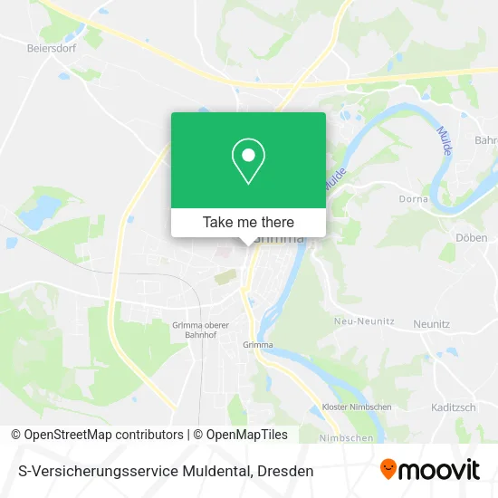 Карта S-Versicherungsservice Muldental
