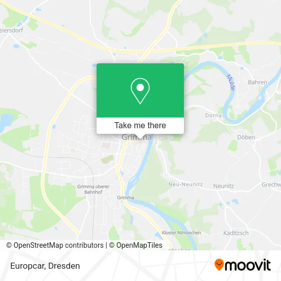 Карта Europcar