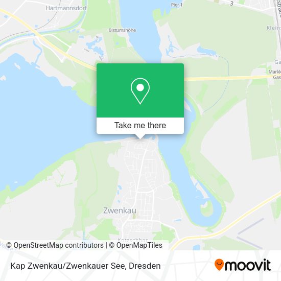 Карта Kap Zwenkau/Zwenkauer See