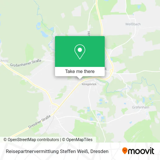 Карта Reisepartnervermittlung Steffen Weiß