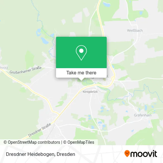 Карта Dresdner Heidebogen