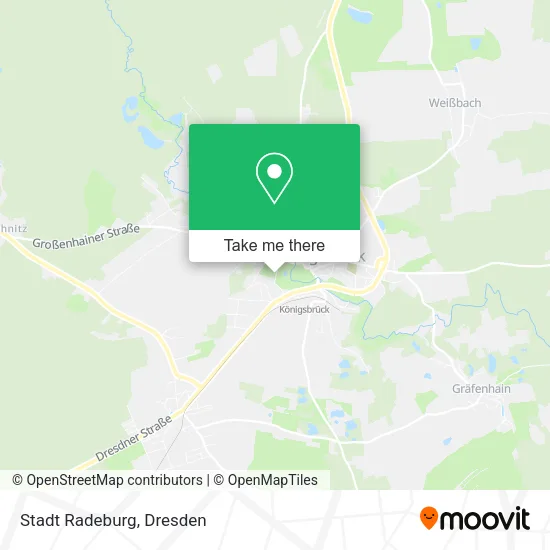 Карта Stadt Radeburg