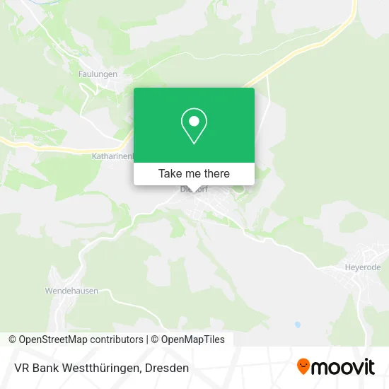 Карта VR Bank Westthüringen